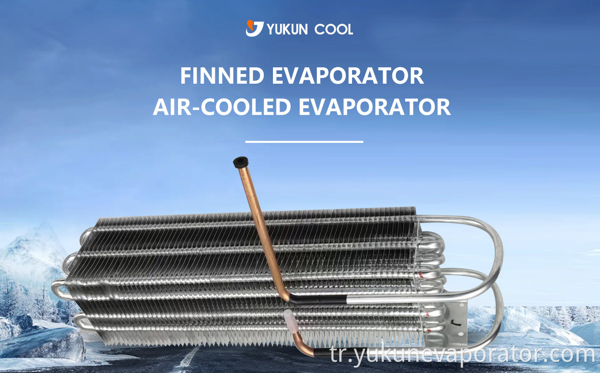 Alüminyum tüp yüzgeç buharlaştırıcısı Aluminum Tube Fin Evaporator